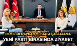 Demir Medya'dan Mustafa Çağlayan'a yeni parti binasında ziyaret