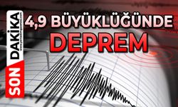 4,9 büyüklüğünde deprem