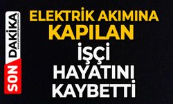Elektrik akımına kapılan işçi hayatını kaybetti