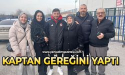 Kaptan gereğini yaptı