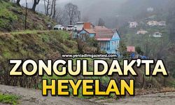 Zonguldak'ta heyelan
