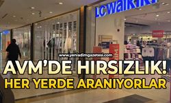 AVM'de hırsızlık: Her yerde aranıyorlar!