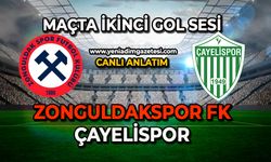 Zonguldakspor - Çayelispor karşılaşmasında ikinci gol sesi