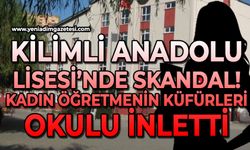 Kilimli Anadolu Lisesi'nde skandal olay: Kadın öğretmenin küfürleri okulu inletti!