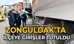 Zonguldak’ta ilçeye girişler tutuldu