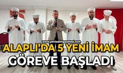 Alaplı’da 5 yeni imam göreve başladı