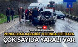 Zonguldak-Karabük yolunda feci kaza: Çok sayıda yaralı var