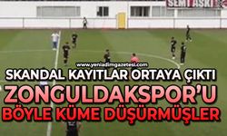 Skandal HTS kayıtları ortaya çıktı: Zonguldakspor’u böyle küme düşürmüşler!