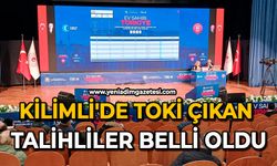 Kilimli'de TOKİ çıkan talihliler  belli oldu