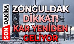 Zonguldak dikkat: Kar yeniden geliyor