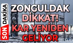 Zonguldak için uyarı: Kar yeniden geliyor