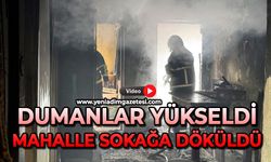 Dumanlar yükseldi: Mahalle sokağa döküldü