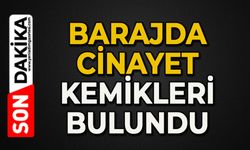 Barajda korkunç cinayet: Kemikleri bulundu