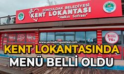 Kent lokantasında menü belli oldu