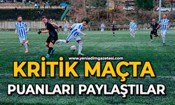 Kritik maçta puanları paylaştılar
