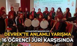 Devrek’te anlamlı yarışma: 16 öğrenci jüri karşısında