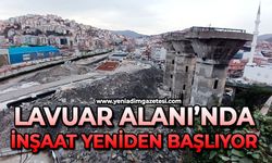 Lavuar Alanı’nda inşaat yeniden başlıyor