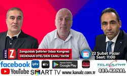 Zonguldak Şoförler Odası Kongresi 22 Şubat Pazar KANAL Z ekranlarında
