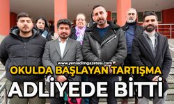 Okulda başlayan tartışma adliyede bitti