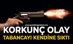 Korkunç olay: Tabancayı kendine sıktı