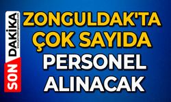 Zonguldak'ta çok sayıda personel alınacak