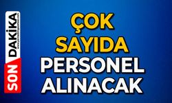 Çok sayıda personel alınacak