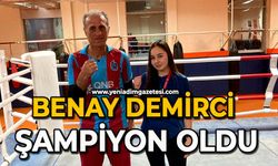 Benay Demirci şampiyon oldu