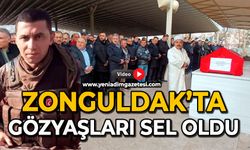 Zonguldak’ta gözyaşları sel oldu