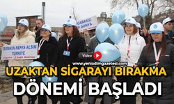 Uzaktan sigarayı bırakma dönemi başladı