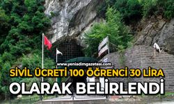 Sivil ücreti 100, öğrenci 30 lira olarak belirlendi