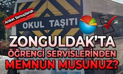 ‘Zonguldak’ta öğrenci servislerinden memnun musunuz?’ anketi sonuçlandı