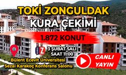 TOKİ Zonguldak kura çekimi KANAL Z ekranlarında