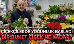 Çiçekçilerde yoğunluk başladı: Bir buket çiçek ne kadar?
