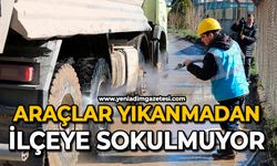 Araçlar yıkanmadan ilçeye sokulmuyor