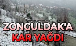Zonguldak'a kar yağdı
