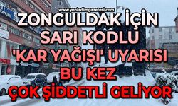 Zonguldak için sarı kodlu 'kar yağışı' uyarısı: Bu kez çok şiddetli geliyor