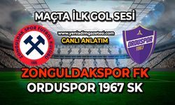 Zonguldakspor- Orduspor 1967 SK  karşılaşmanda ilk gol sesi