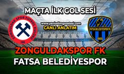 Zonguldakspor - Fatsa Belediyespor karşılaşmasında ilk gol sesi