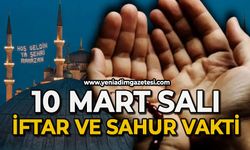 10 Mart 2026 | Zonguldak İftar ve Sahur Saatleri
