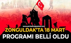 Zonguldak’ta 18 Mart programı belli oldu
