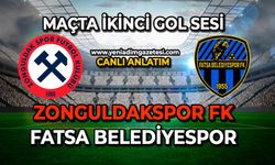 Zonguldakspor - Fatsa Belediyespor karşılaşmasında ikinci gol sesi