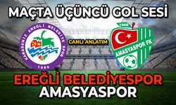 Ereğli, Amasya maçında üçüncü gol sesi