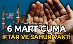 6 Mart 2026 | Zonguldak İftar ve Sahur Saatleri