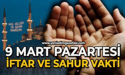 9 Mart 2026 | Zonguldak İftar ve Sahur Saatleri