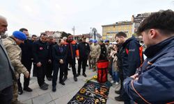 Arama ve kurtarma ekiplerinin kullandığı malzemeler sergilendi