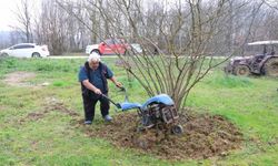 Hibeli gübrelerini alan çiftçiler tarlada mesaiye başladı