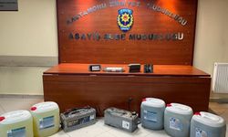 İş makinesinden hırsızlık yapan 2 şüpheli yakalandı