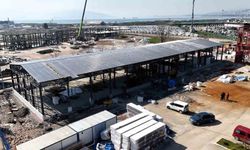 İtfaiye depo binasının yüzde 80'i tamamlandı