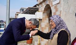 Kaymakam Adem Kaya şehit ve gazi ailelerini ziyaret etti