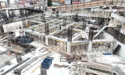 Kent Meydanı Projesi'nde inşaat çalışmaları hızla ilerliyor